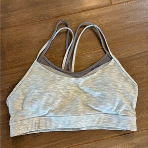 Zyia XXL sage strappy luxe bra